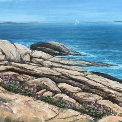 60x80, Akryl, Svaberg